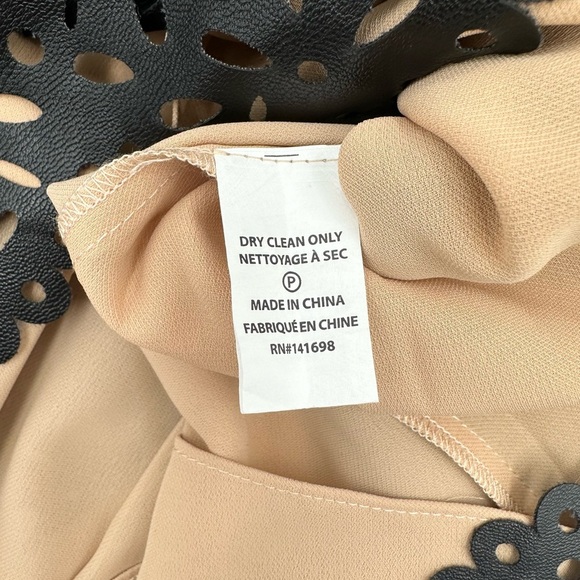 Ramy Brook Cori Skirt Black Faux Leather - Picture 10 of 11